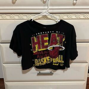 Miami Heat crop tee